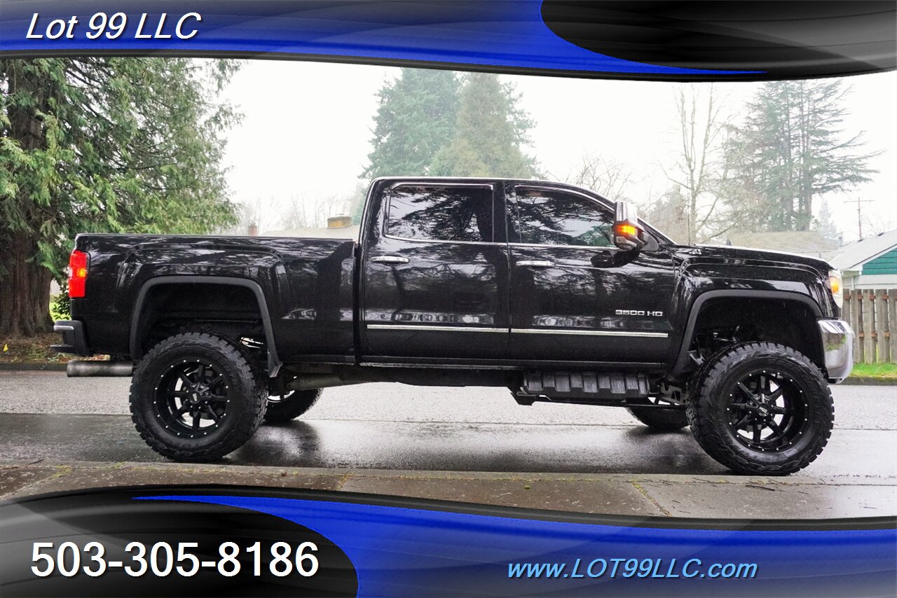 2018 GMC Sierra 3500HD SLT 4X4 92K 6.6L Duramax Diesel Heated AC Leather  GPS Moon Roof LIFTED 20S 37 OFF ROAD TIRES - Photo 8 - Milwaukie, OR 97267