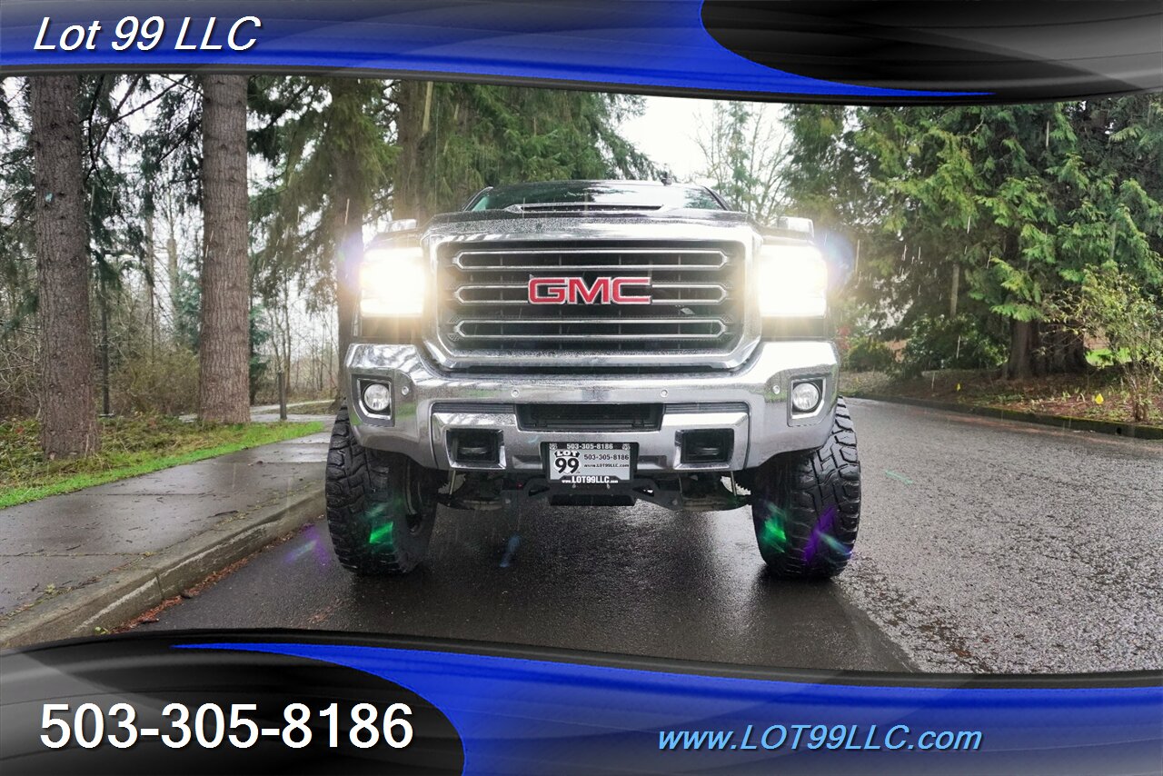2018 GMC Sierra 3500HD SLT 4X4 92K 6.6L Duramax Diesel Heated AC Leather  GPS Moon Roof LIFTED 20S 37 OFF ROAD TIRES - Photo 6 - Milwaukie, OR 97267