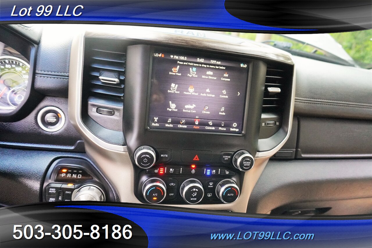 2019 RAM 1500 Laramie 4X4 V8 HEMI 6 Passenger Seating Heated AC  Leather Seats GPS 22 WHEELS LIKE NEW TIRES 2 OWNERS - Photo 21 - Milwaukie, OR 97267