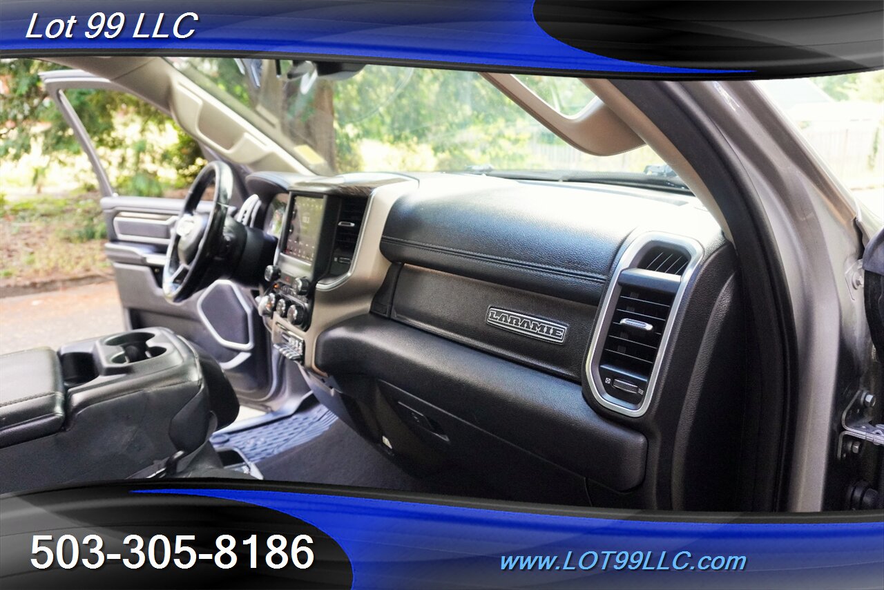 2019 RAM 1500 Laramie 4X4 V8 HEMI 6 Passenger Seating Heated AC  Leather Seats GPS 22 WHEELS LIKE NEW TIRES 2 OWNERS - Photo 18 - Milwaukie, OR 97267