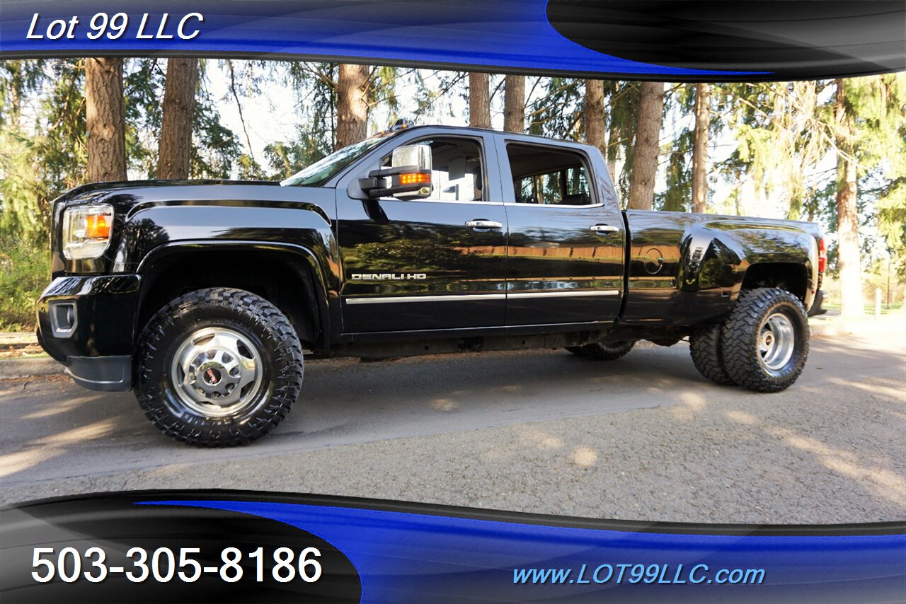 2015 GMC Sierra 3500 Denali 4X4 Dually 122K 6.6L Duramax Leather Moon  GPS LIFTED NEW TIRES CHROME WHEELS - Photo 5 - Milwaukie, OR 97267