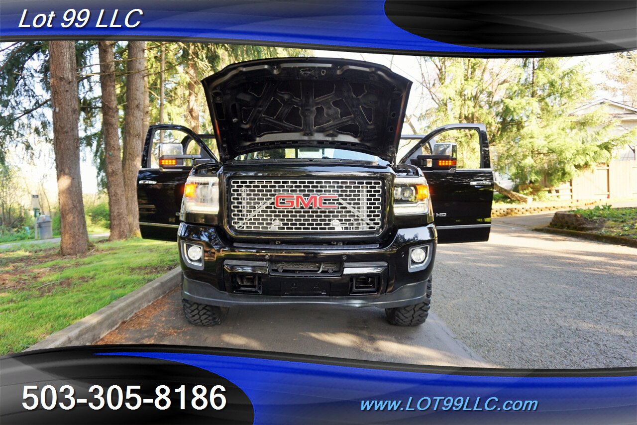 2015 GMC Sierra 3500 Denali 4X4 Dually 122K 6.6L Duramax Leather Moon  GPS LIFTED NEW TIRES CHROME WHEELS - Photo 27 - Milwaukie, OR 97267