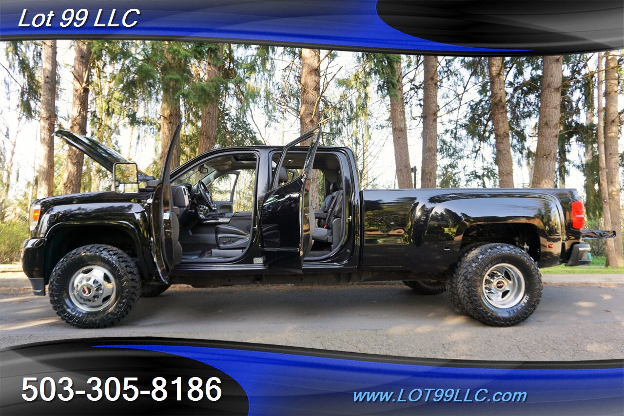 2015 GMC Sierra 3500 Denali 4X4 Dually 122K 6.6L Duramax Leather Moon  GPS LIFTED NEW TIRES CHROME WHEELS - Photo 26 - Milwaukie, OR 97267