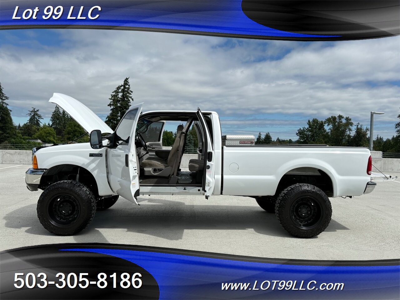 2000 Ford F-250 Super Duty 4x4 7.3 Turbo Diesel 6 Speed Manual 186k Miles Lifted Long Bed ** NO Blow By ** - Photo 19 - Milwaukie, OR 97267