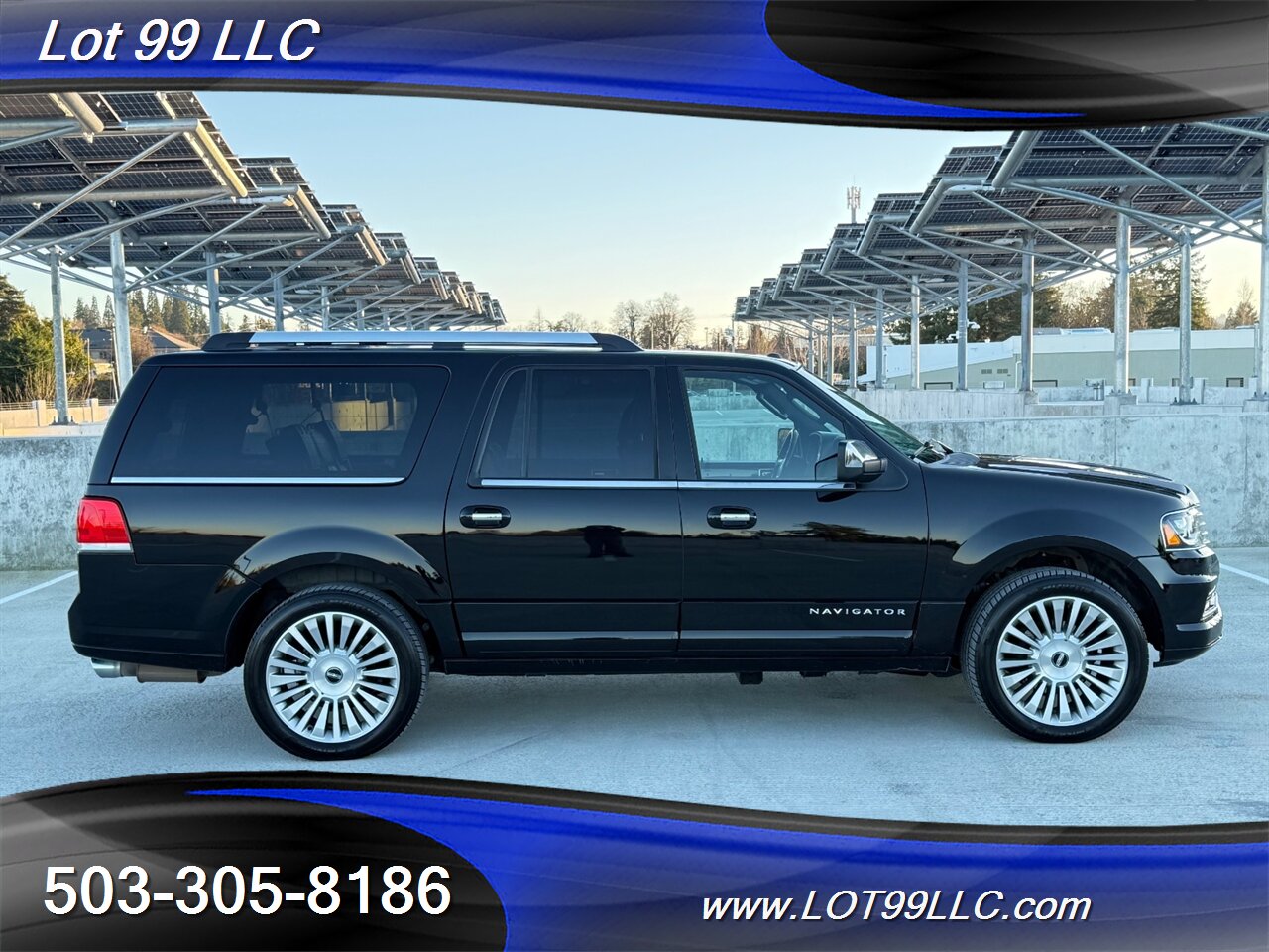 2017 Lincoln Navigator L Select 4x4 60k Miles 3rd Row Htd-Cld Leather  Roof Captain Quad Buckets 7 Passenger Power 3rd Row - Photo 7 - Milwaukie, OR 97267