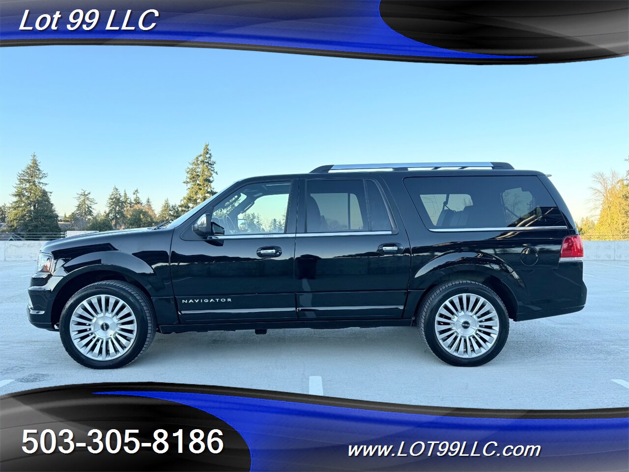2017 Lincoln Navigator L Select 4x4 60k Miles 3rd Row Htd-Cld Leather  Roof Captain Quad Buckets 7 Passenger Power 3rd Row - Photo 1 - Milwaukie, OR 97267