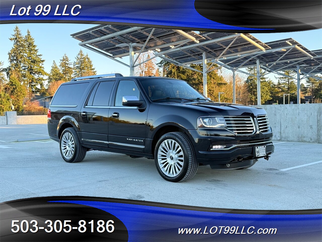 2017 Lincoln Navigator L Select 4x4 60k Miles 3rd Row Htd-Cld Leather  Roof Captain Quad Buckets 7 Passenger Power 3rd Row - Photo 6 - Milwaukie, OR 97267
