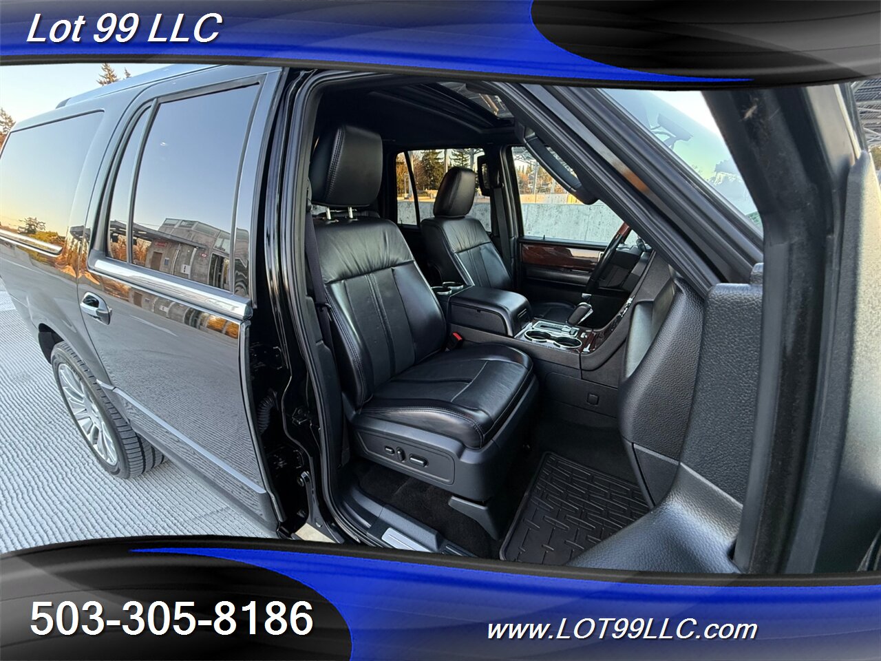 2017 Lincoln Navigator L Select 4x4 60k Miles 3rd Row Htd-Cld Leather  Roof Captain Quad Buckets 7 Passenger Power 3rd Row - Photo 17 - Milwaukie, OR 97267