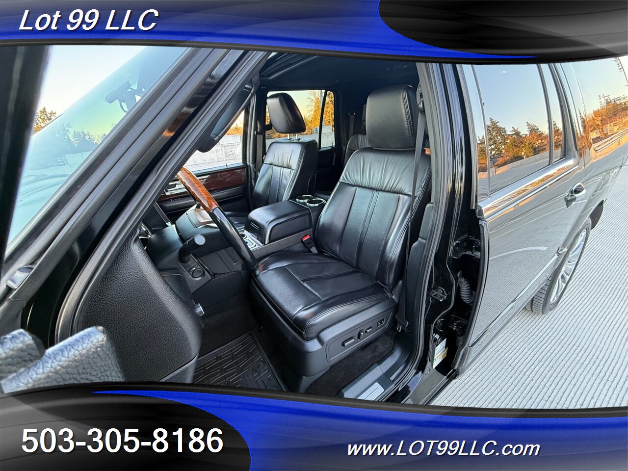 2017 Lincoln Navigator L Select 4x4 60k Miles 3rd Row Htd-Cld Leather  Roof Captain Quad Buckets 7 Passenger Power 3rd Row - Photo 3 - Milwaukie, OR 97267