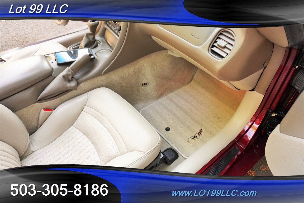 2003 Chevrolet Corvette Coupe 50TH ANIVERSERY Only 29K V8 LS1 Automatic Lether Seats Removable Targo TOP GOLD Wheels NEW TIRES - Photo 31 - Milwaukie, OR 97267
