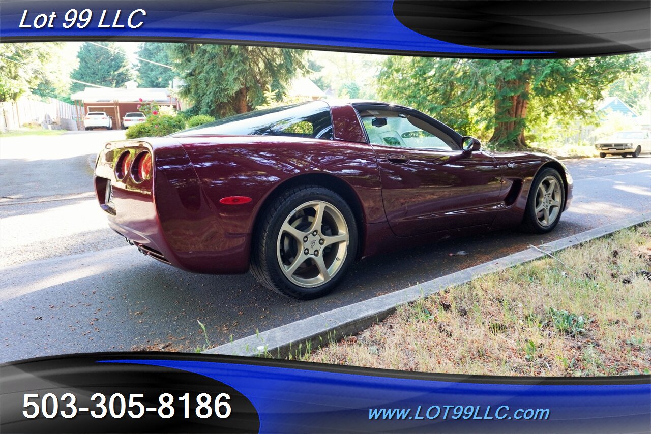 2003 Chevrolet Corvette Coupe 50TH ANIVERSERY Only 29K V8 LS1 Automatic Lether Seats Removable Targo TOP GOLD Wheels NEW TIRES - Photo 9 - Milwaukie, OR 97267