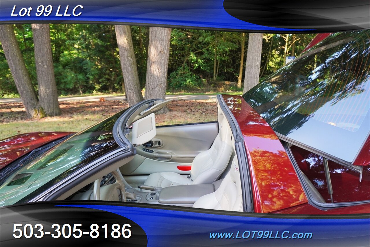 2003 Chevrolet Corvette Coupe 50TH ANIVERSERY Only 29K V8 LS1 Automatic Lether Seats Removable Targo TOP GOLD Wheels NEW TIRES - Photo 3 - Milwaukie, OR 97267