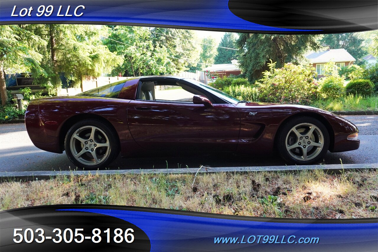 2003 Chevrolet Corvette Coupe 50TH ANIVERSERY Only 29K V8 LS1 Automatic Lether Seats Removable Targo TOP GOLD Wheels NEW TIRES - Photo 8 - Milwaukie, OR 97267