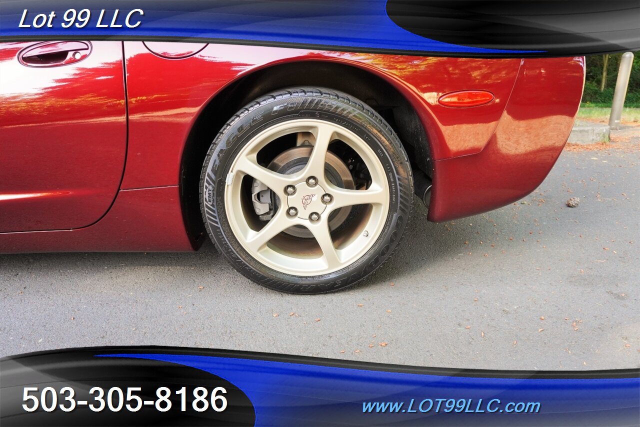 2003 Chevrolet Corvette Coupe 50TH ANIVERSERY Only 29K V8 LS1 Automatic Lether Seats Removable Targo TOP GOLD Wheels NEW TIRES - Photo 4 - Milwaukie, OR 97267