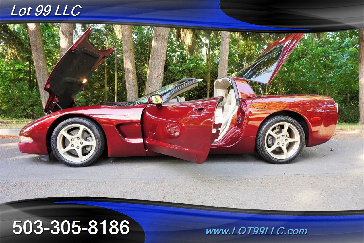 2003 Chevrolet Corvette Coupe 50TH ANIVERSERY Only 29K V8 LS1 Automatic Lether Seats Removable Targo TOP GOLD Wheels NEW TIRES - Photo 26 - Milwaukie, OR 97267