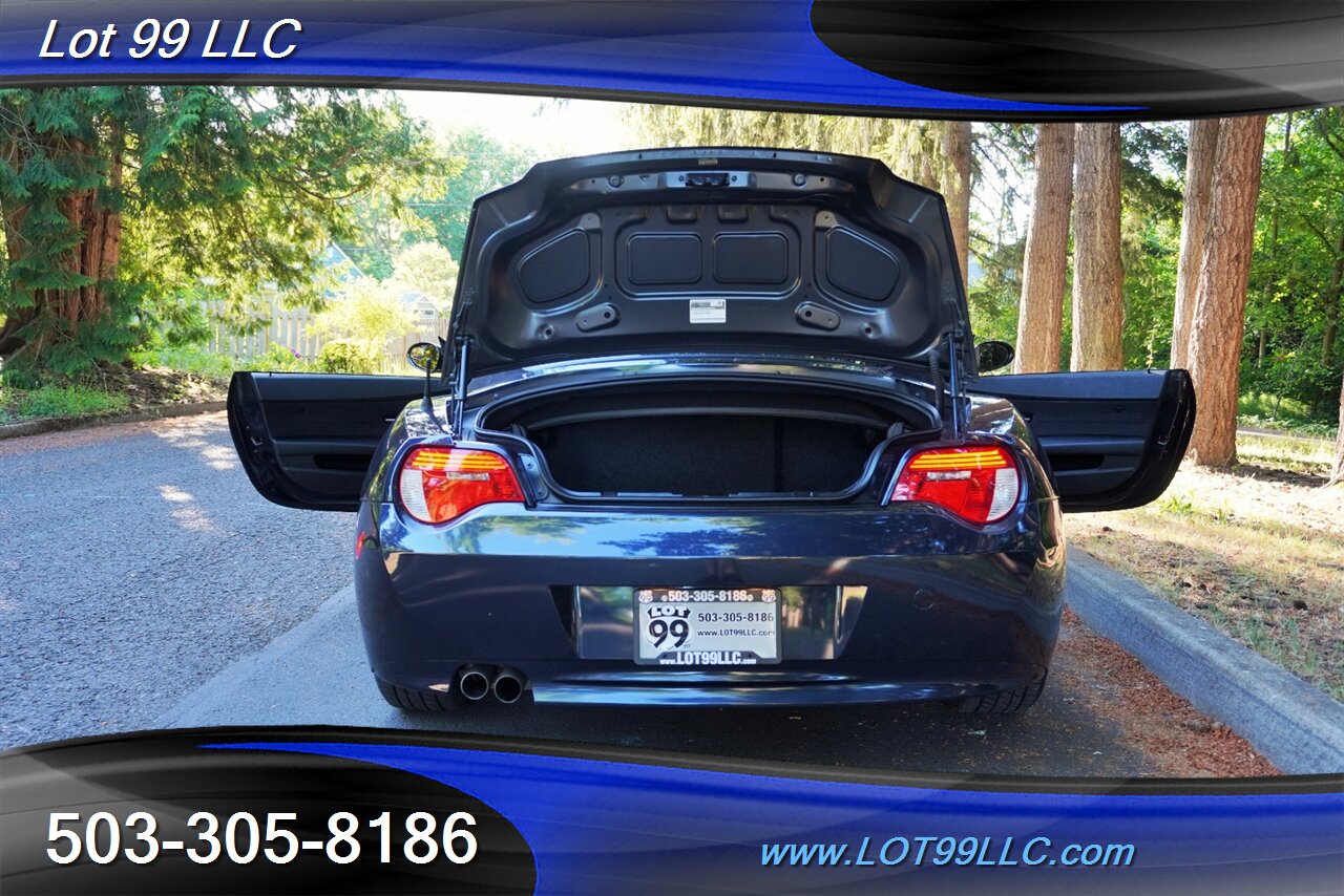 2008 BMW Z4 3.0i Convertible Only 33k Low Miles Leather Seats Convertible Top Newer Tires Local Trade Super Clean - Photo 24 - Milwaukie, OR 97267