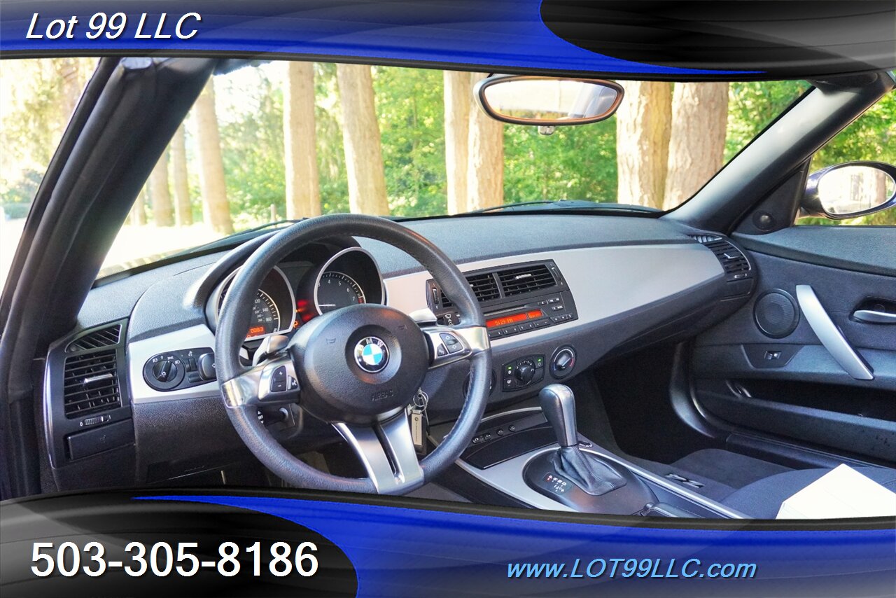 2008 BMW Z4 3.0i Convertible Only 33k Low Miles Leather Seats Convertible Top Newer Tires Local Trade Super Clean - Photo 13 - Milwaukie, OR 97267