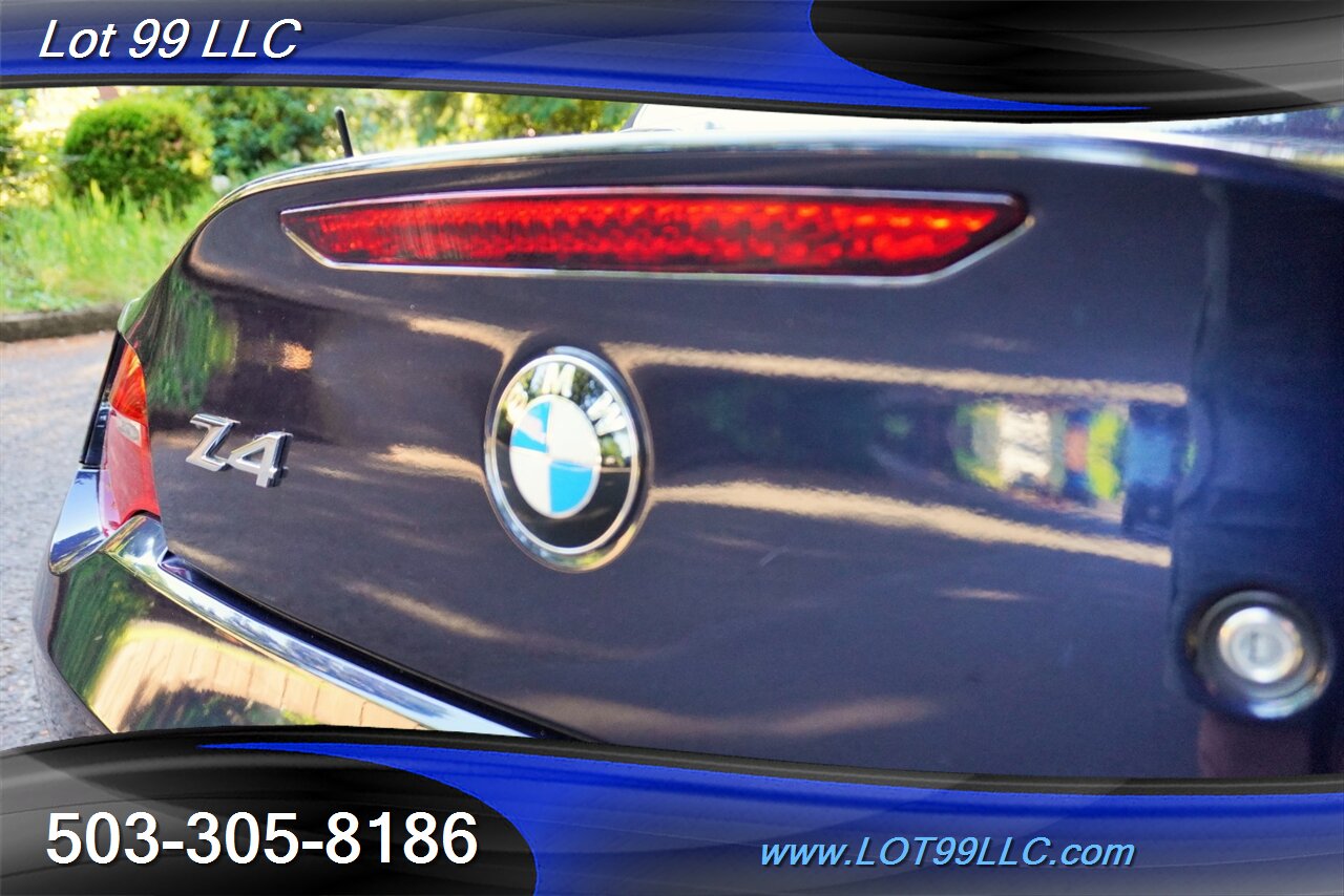 2008 BMW Z4 3.0i Convertible Only 33k Low Miles Leather Seats Convertible Top Newer Tires Local Trade Super Clean - Photo 26 - Milwaukie, OR 97267