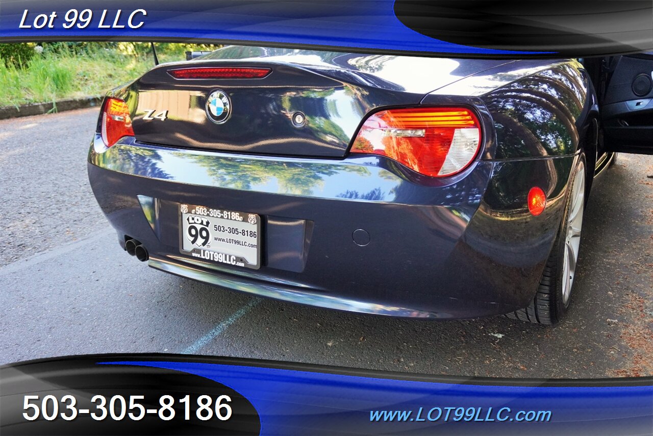 2008 BMW Z4 3.0i Convertible Only 33k Low Miles Leather Seats Convertible Top Newer Tires Local Trade Super Clean - Photo 27 - Milwaukie, OR 97267