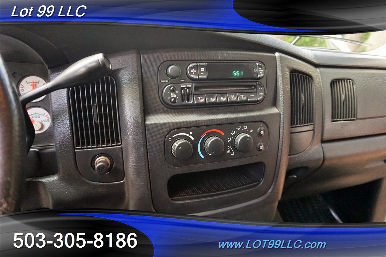2003 Dodge Ram 2500 SLT Quad Cab 4X4 5.9L Cummins FLAT BED NEW TIRES - Photo 28 - Milwaukie, OR 97267