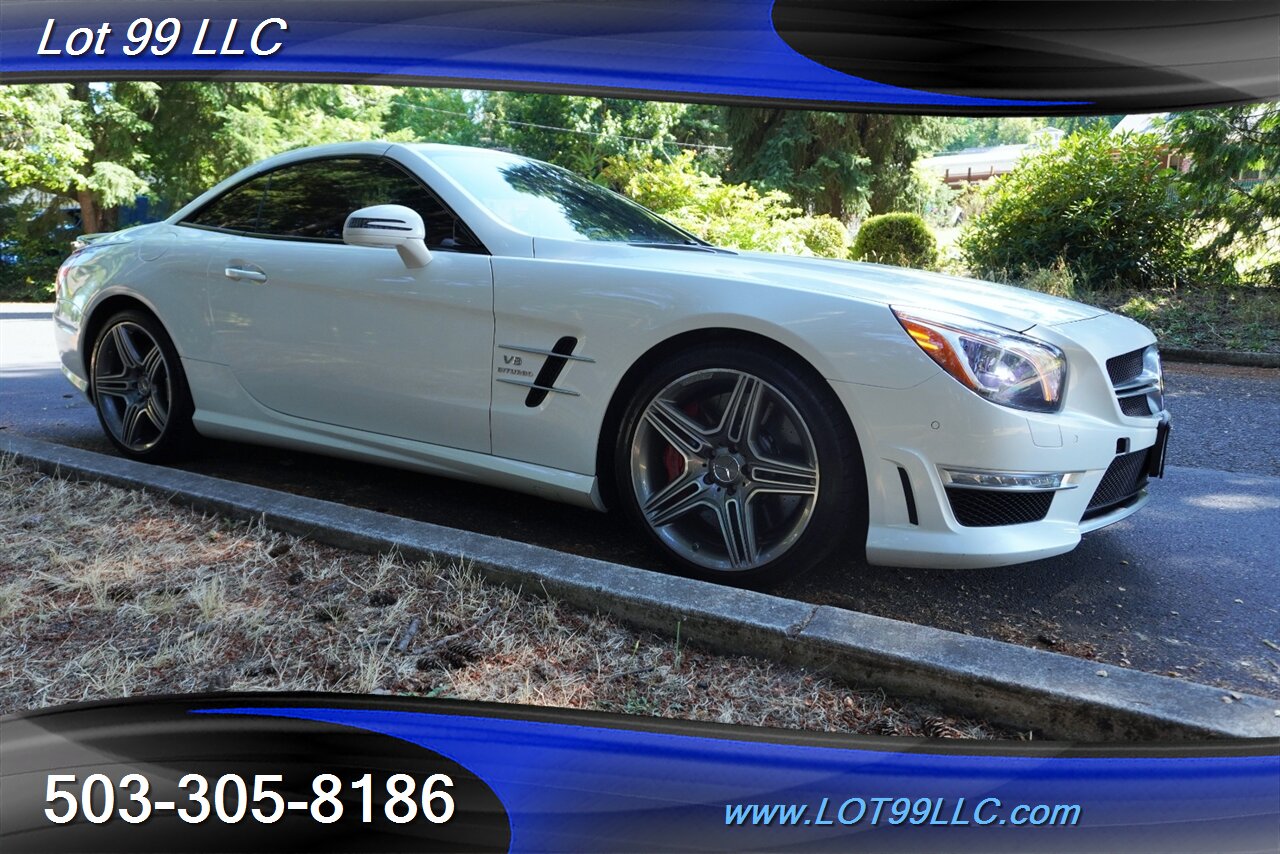 2013 Mercedes-Benz SL 63 AMG Hard Top Convertible Only 43K LOW MILES  Heated AC Leather Seats Pano Roof AMG Wheels Newer Tires - Photo 7 - Milwaukie, OR 97267