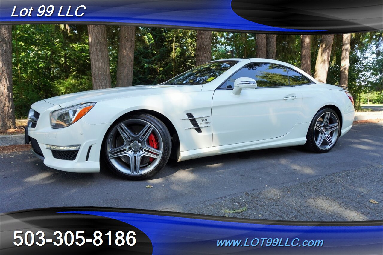 2013 Mercedes-Benz SL 63 AMG Hard Top Convertible Only 43K LOW MILES  Heated AC Leather Seats Pano Roof AMG Wheels Newer Tires - Photo 5 - Milwaukie, OR 97267