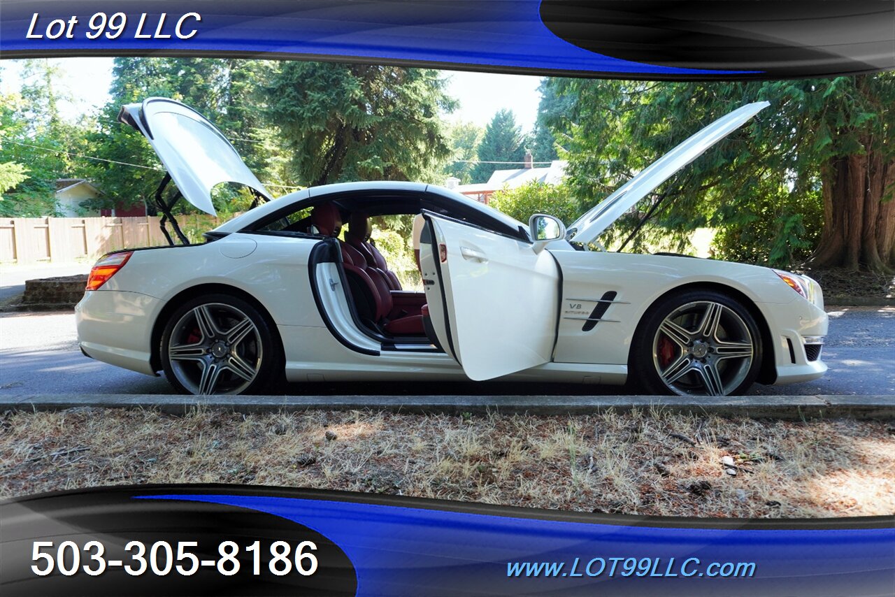 2013 Mercedes-Benz SL 63 AMG Hard Top Convertible Only 43K LOW MILES  Heated AC Leather Seats Pano Roof AMG Wheels Newer Tires - Photo 27 - Milwaukie, OR 97267