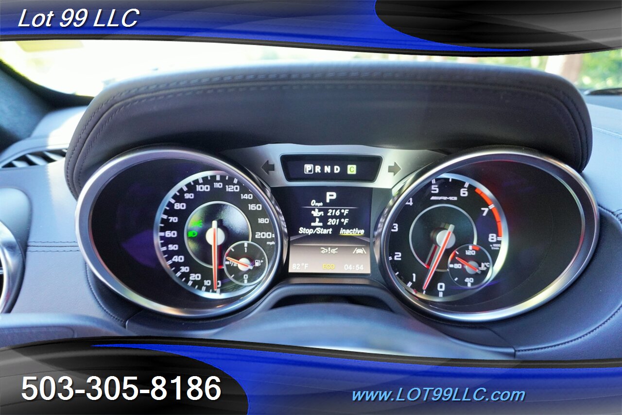 2013 Mercedes-Benz SL 63 AMG Hard Top Convertible Only 43K LOW MILES  Heated AC Leather Seats Pano Roof AMG Wheels Newer Tires - Photo 19 - Milwaukie, OR 97267