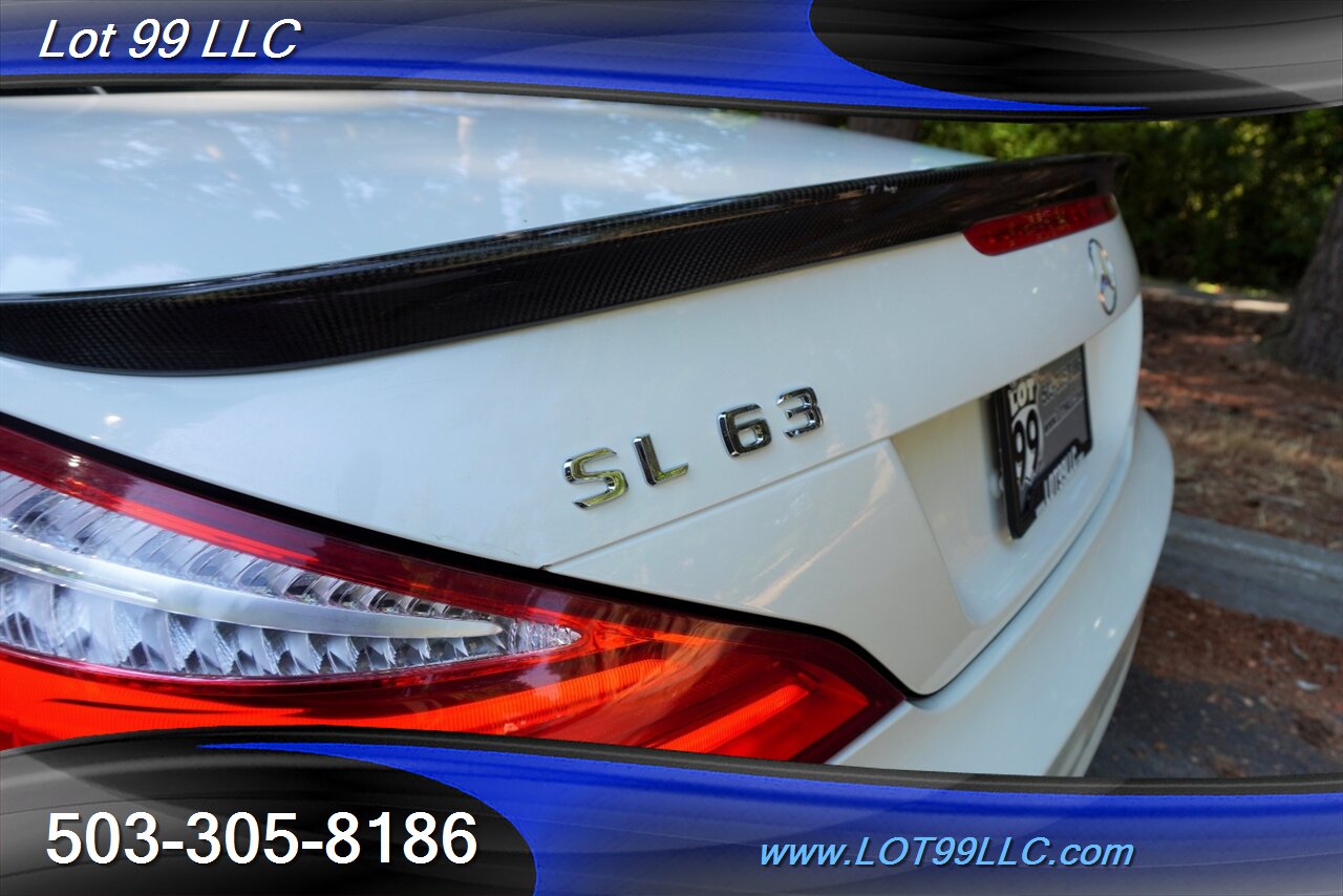2013 Mercedes-Benz SL 63 AMG Hard Top Convertible Only 43K LOW MILES  Heated AC Leather Seats Pano Roof AMG Wheels Newer Tires - Photo 30 - Milwaukie, OR 97267