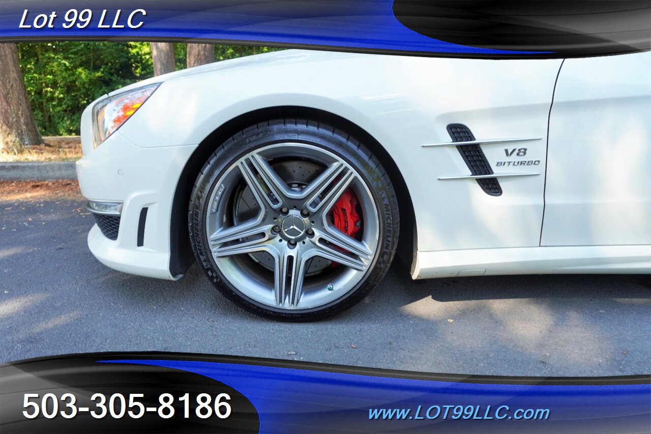 2013 Mercedes-Benz SL 63 AMG Hard Top Convertible Only 43K LOW MILES  Heated AC Leather Seats Pano Roof AMG Wheels Newer Tires - Photo 4 - Milwaukie, OR 97267