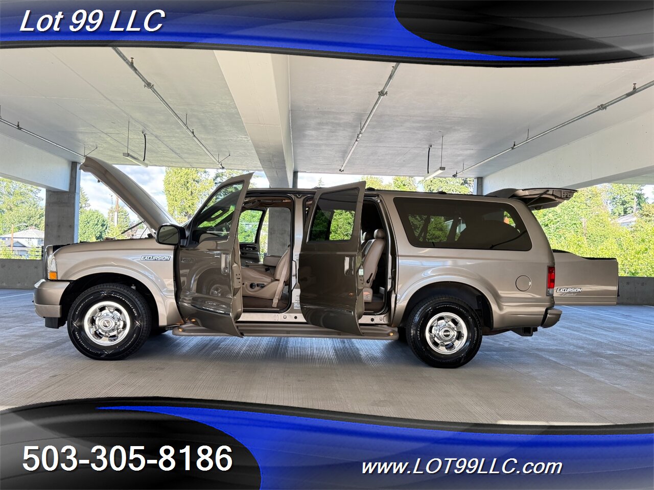 2003 Ford Excursion Limited 109k Miles V10 3rd Row Leather NEW TIRES   - Photo 19 - Milwaukie, OR 97267