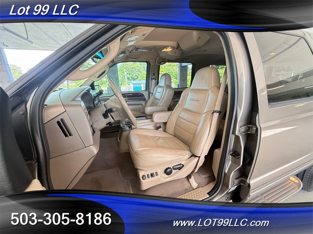 2003 Ford Excursion Limited 109k Miles V10 3rd Row Leather NEW TIRES   - Photo 11 - Milwaukie, OR 97267