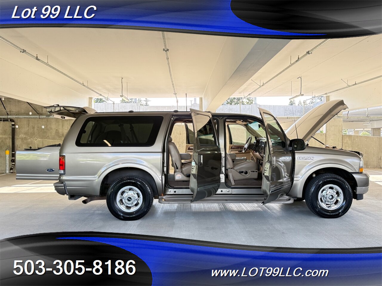 2003 Ford Excursion Limited 109k Miles V10 3rd Row Leather NEW TIRES   - Photo 20 - Milwaukie, OR 97267