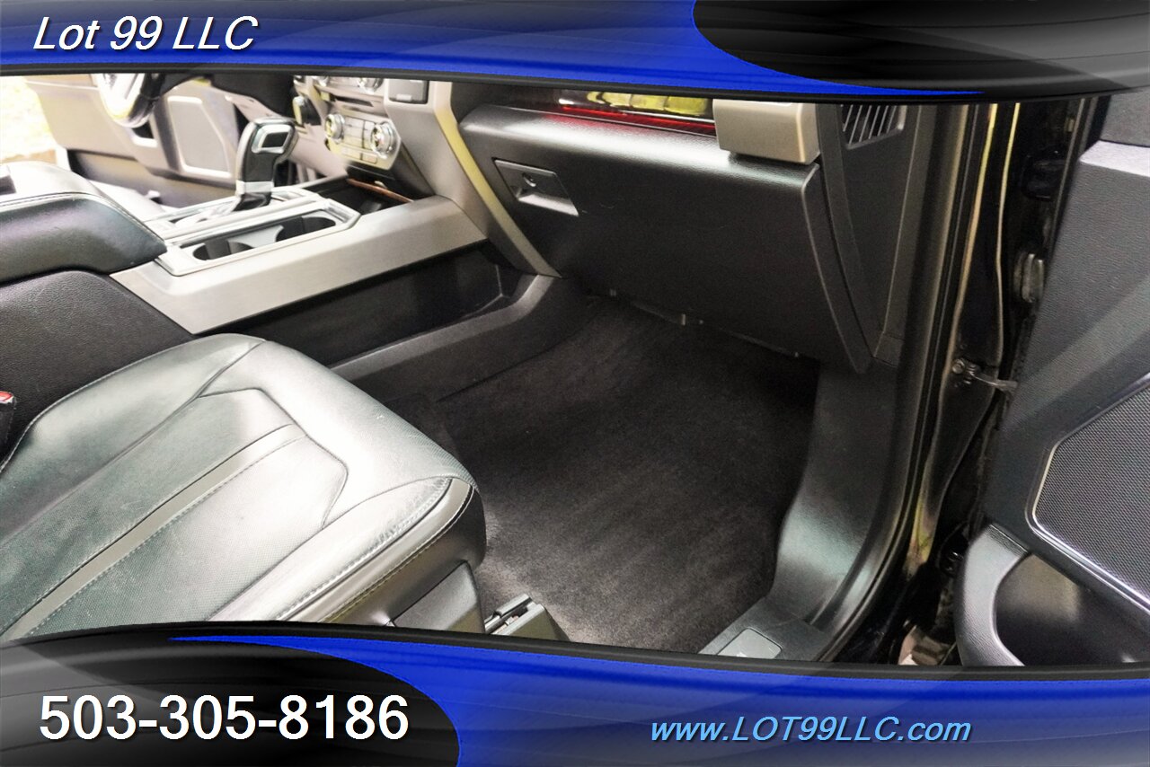 2017 Ford F-150 Platinum 4X4 V6 3.5L Heated AC Leather Seats Pano Roof GPS LIFTED CHROME FUEL Wheels Newer tires - Photo 36 - Milwaukie, OR 97267
