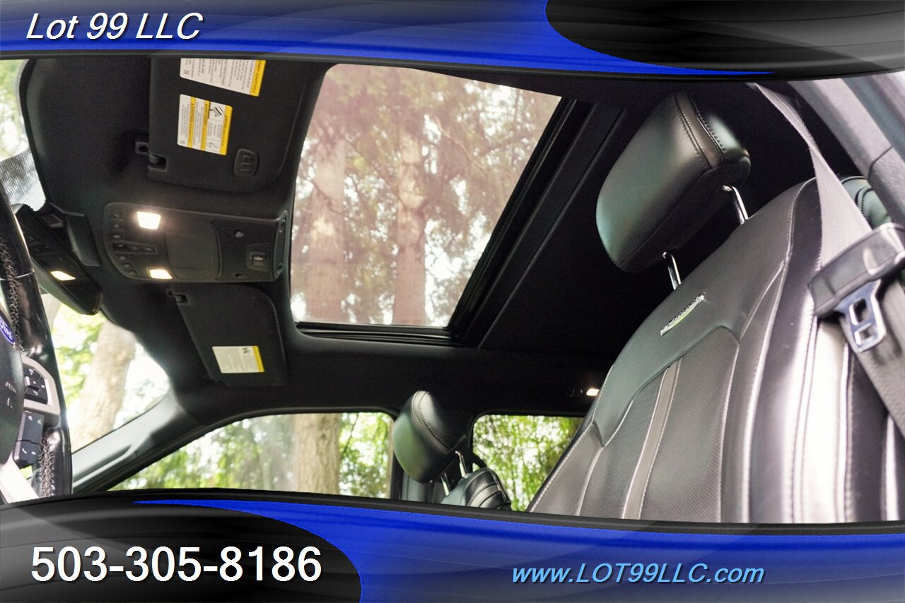 2017 Ford F-150 Platinum 4X4 V6 3.5L Heated AC Leather Seats Pano Roof GPS LIFTED CHROME FUEL Wheels Newer tires - Photo 3 - Milwaukie, OR 97267