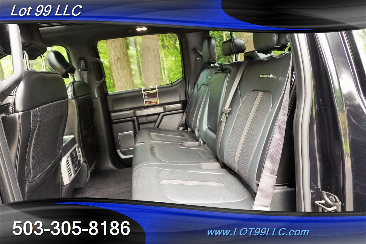 2017 Ford F-150 Platinum 4X4 V6 3.5L Heated AC Leather Seats Pano Roof GPS LIFTED CHROME FUEL Wheels Newer tires - Photo 15 - Milwaukie, OR 97267