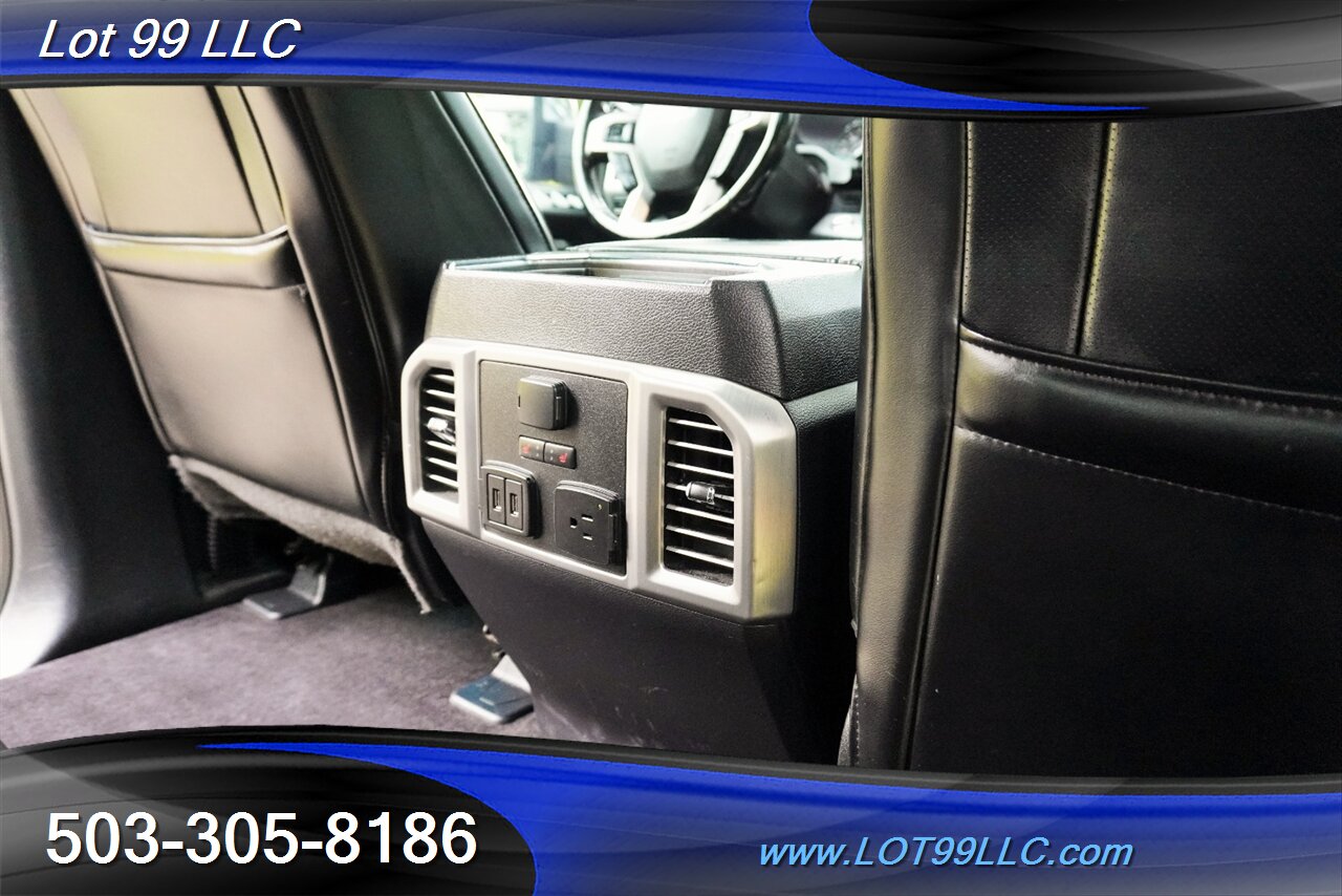 2017 Ford F-150 Platinum 4X4 V6 3.5L Heated AC Leather Seats Pano Roof GPS LIFTED CHROME FUEL Wheels Newer tires - Photo 18 - Milwaukie, OR 97267