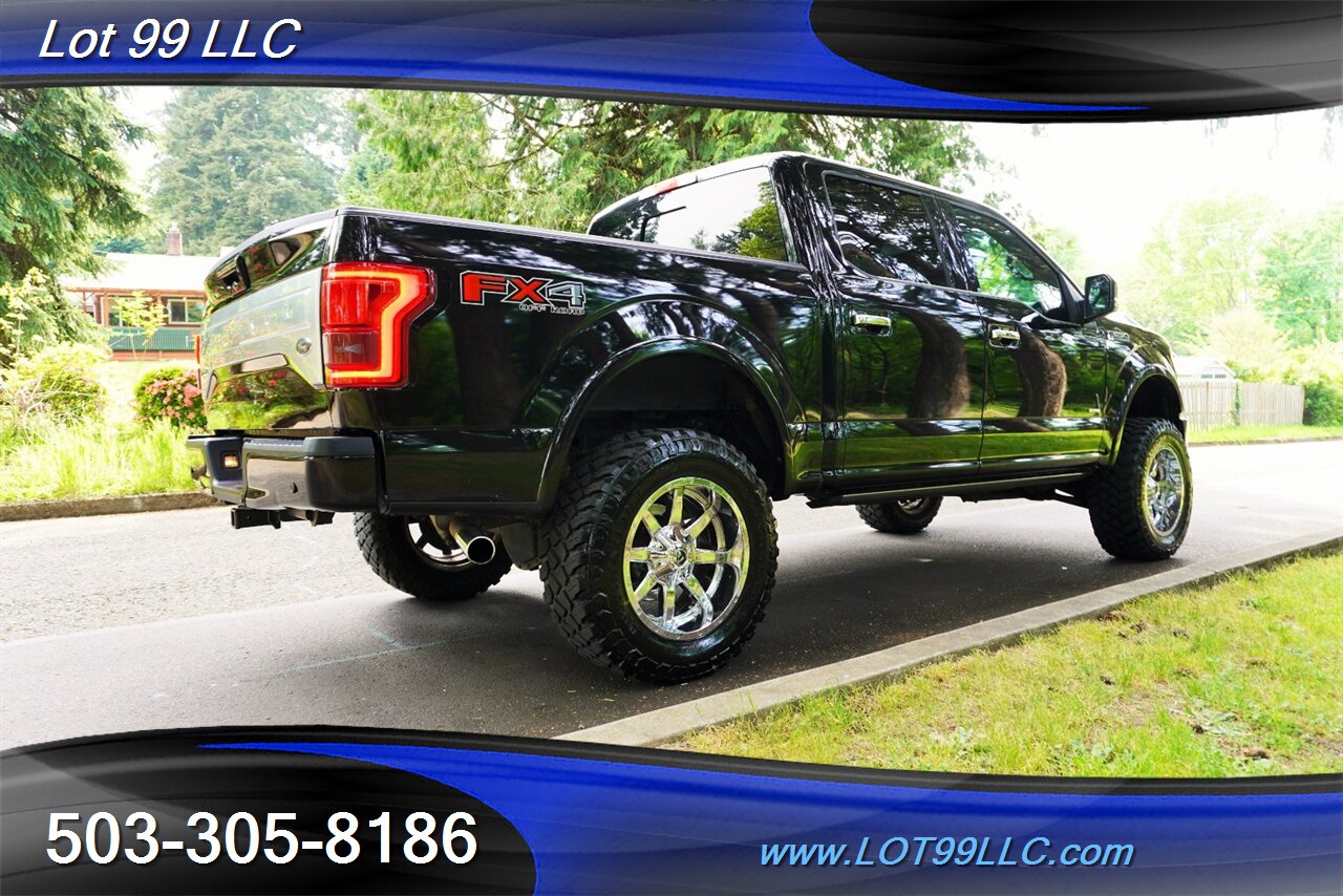 2017 Ford F-150 Platinum 4X4 V6 3.5L Heated AC Leather Seats Pano Roof GPS LIFTED CHROME FUEL Wheels Newer tires - Photo 10 - Milwaukie, OR 97267