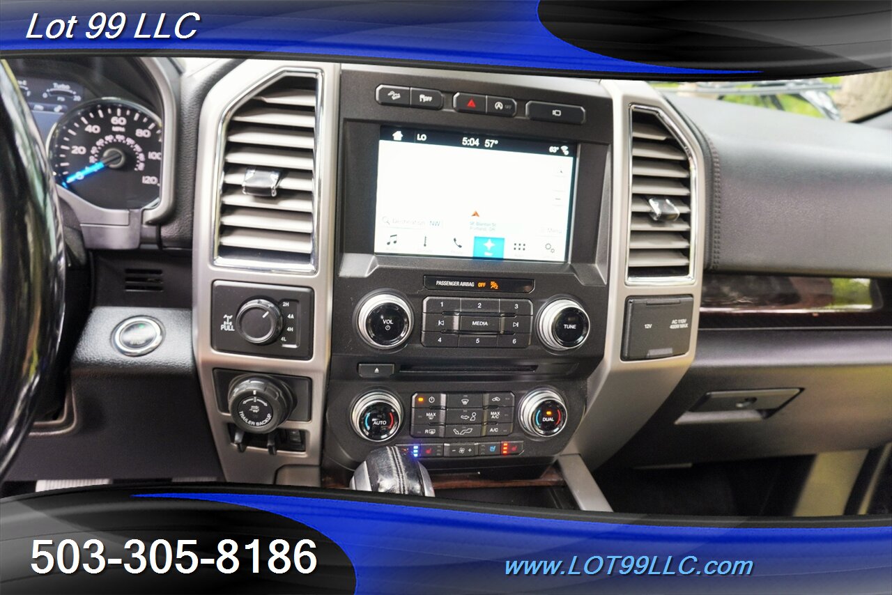 2017 Ford F-150 Platinum 4X4 V6 3.5L Heated AC Leather Seats Pano Roof GPS LIFTED CHROME FUEL Wheels Newer tires - Photo 23 - Milwaukie, OR 97267