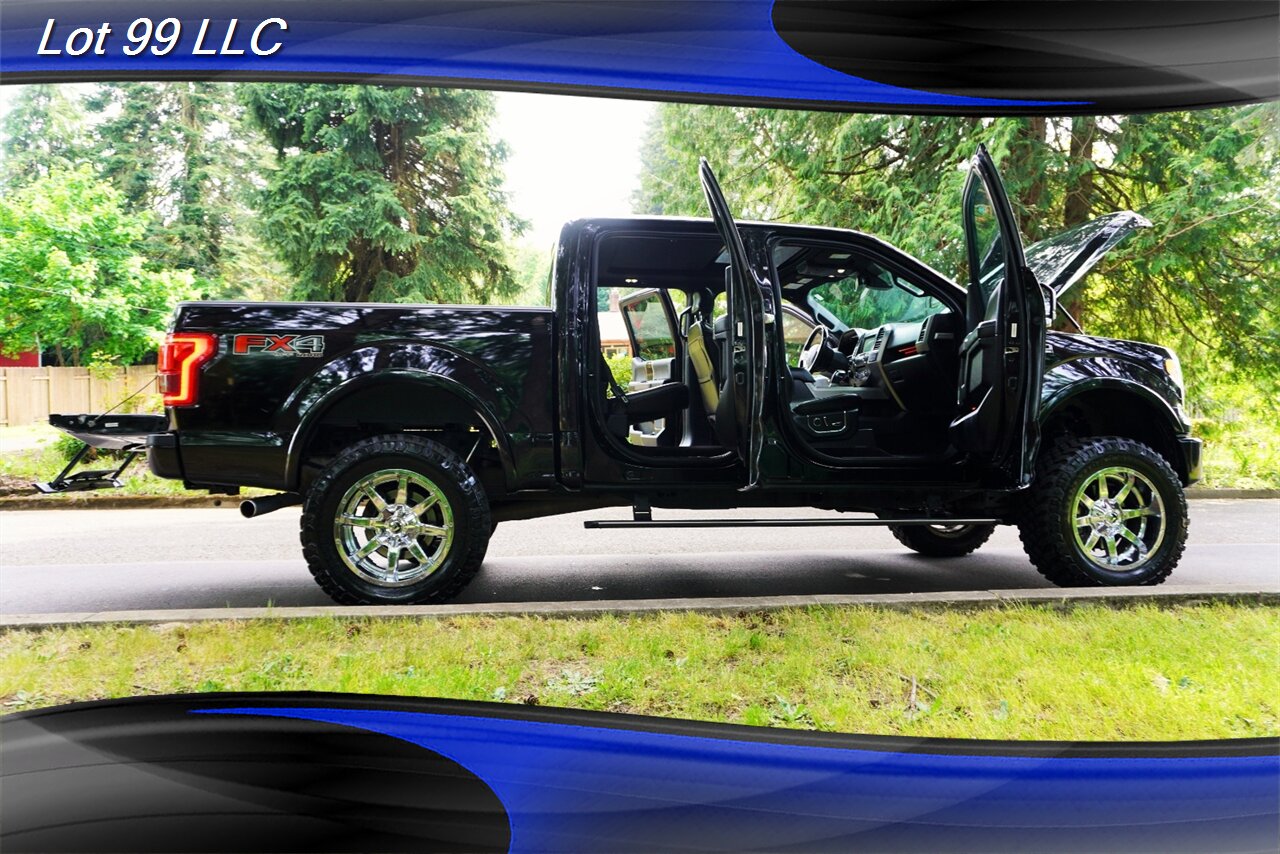 2017 Ford F-150 Platinum 4X4 V6 3.5L Heated AC Leather Seats Pano Roof GPS LIFTED CHROME FUEL Wheels Newer tires - Photo 29 - Milwaukie, OR 97267