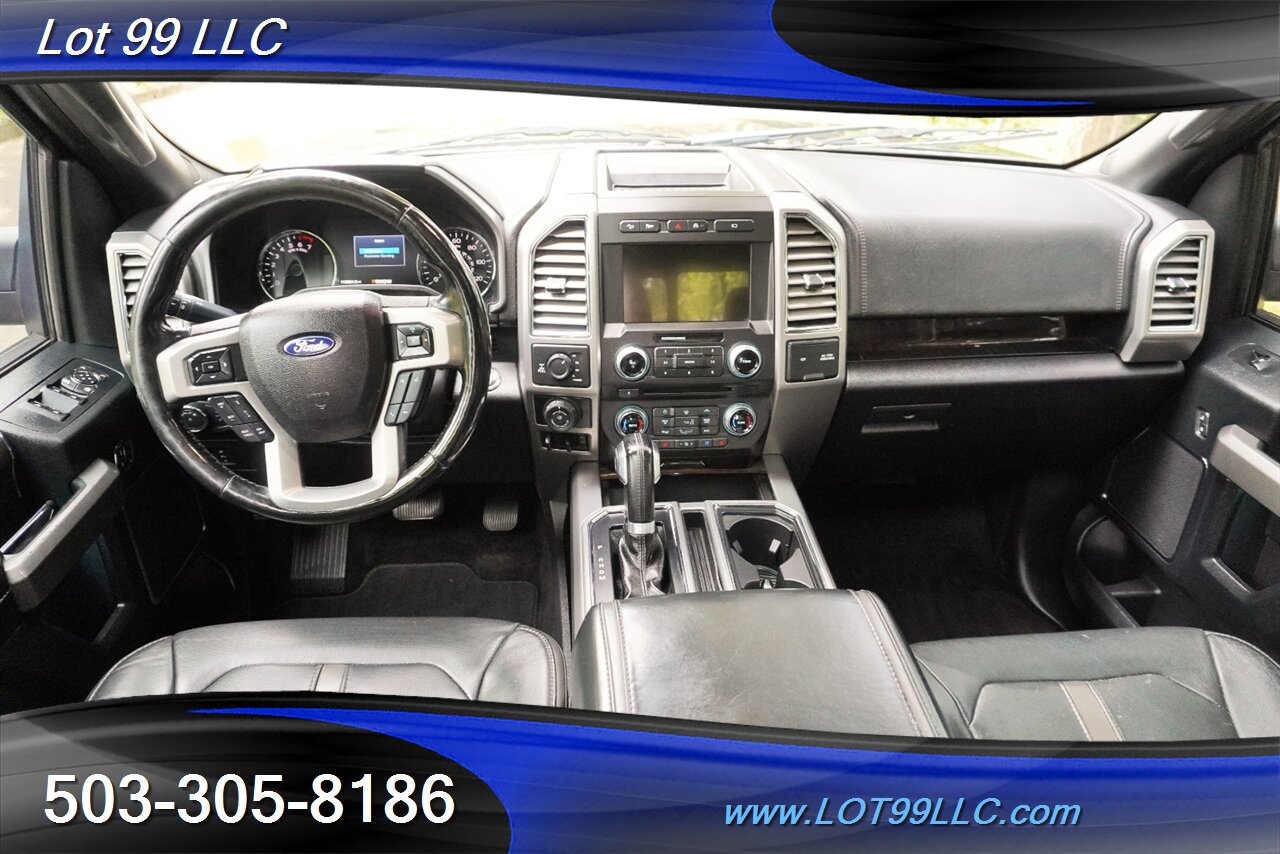 2017 Ford F-150 Platinum 4X4 V6 3.5L Heated AC Leather Seats Pano Roof GPS LIFTED CHROME FUEL Wheels Newer tires - Photo 2 - Milwaukie, OR 97267