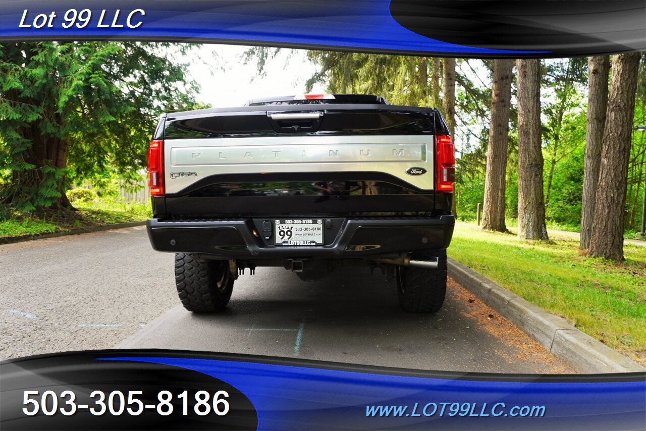 2017 Ford F-150 Platinum 4X4 V6 3.5L Heated AC Leather Seats Pano Roof GPS LIFTED CHROME FUEL Wheels Newer tires - Photo 11 - Milwaukie, OR 97267