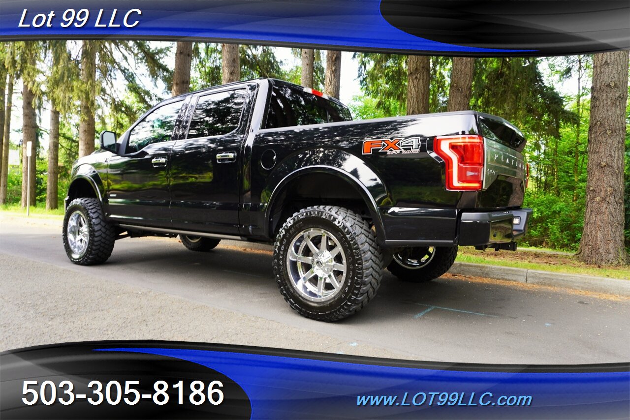 2017 Ford F-150 Platinum 4X4 V6 3.5L Heated AC Leather Seats Pano Roof GPS LIFTED CHROME FUEL Wheels Newer tires - Photo 12 - Milwaukie, OR 97267