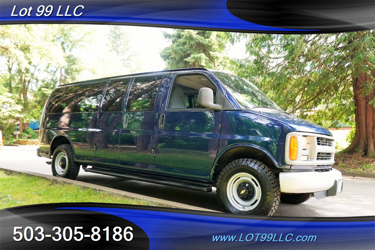 2001 Chevrolet Express G3500 Extended 15 Passenger Van V8 5.7L Auto  Raer AC Newer Tires - Photo 7 - Milwaukie, OR 97267
