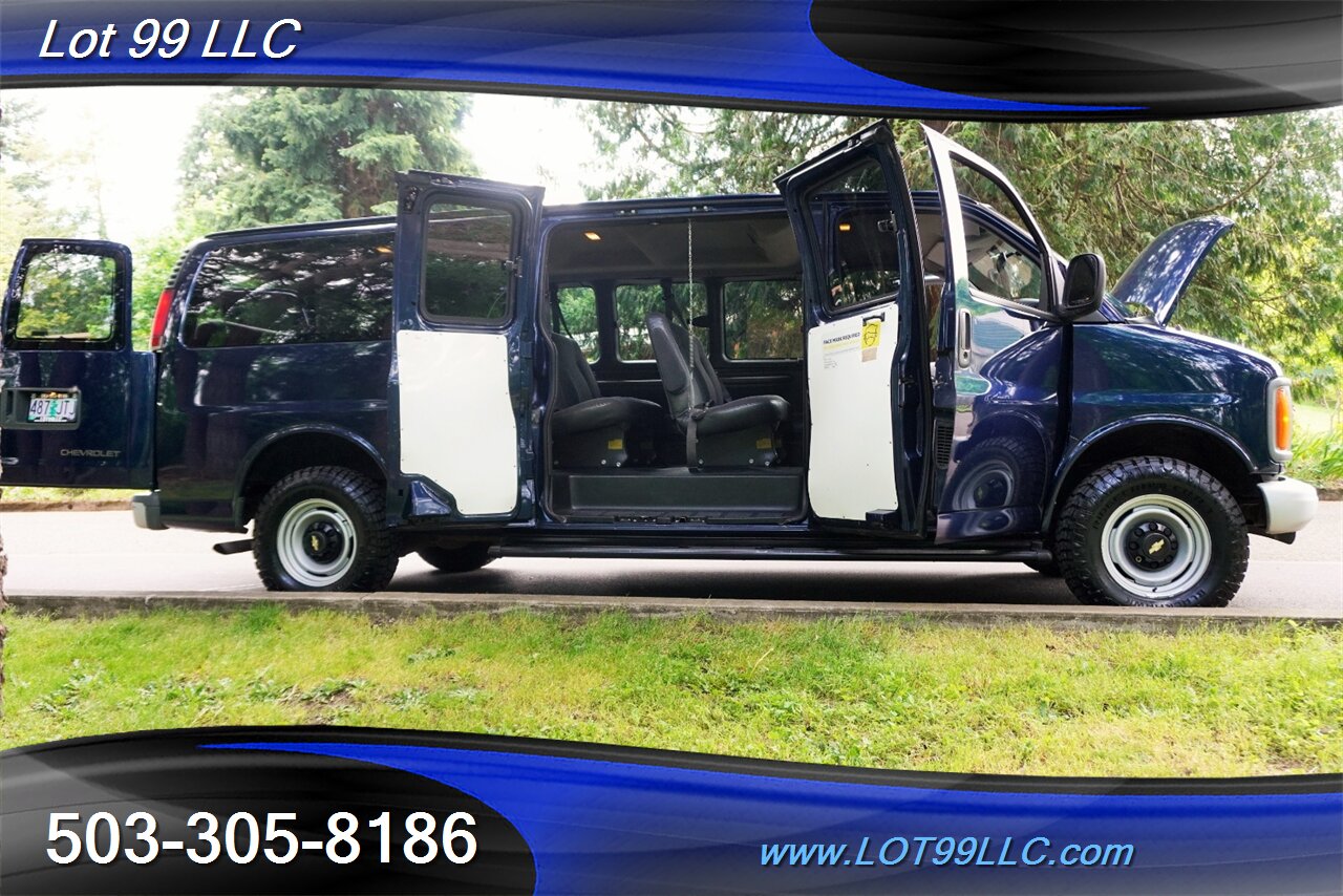 2001 Chevrolet Express G3500 Extended 15 Passenger Van V8 5.7L Auto  Raer AC Newer Tires - Photo 27 - Milwaukie, OR 97267