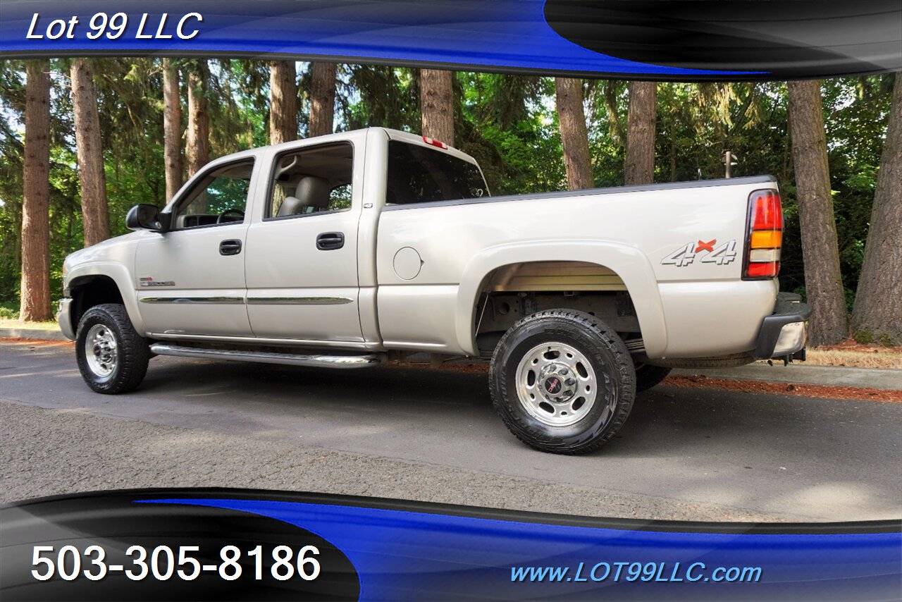 2004 GMC Sierra 2500 SLT 4dr Crew Cab 4X4 6.6L Duramax Diesel Heated Leather Seats Short Bed NO RUST - Photo 11 - Milwaukie, OR 97267