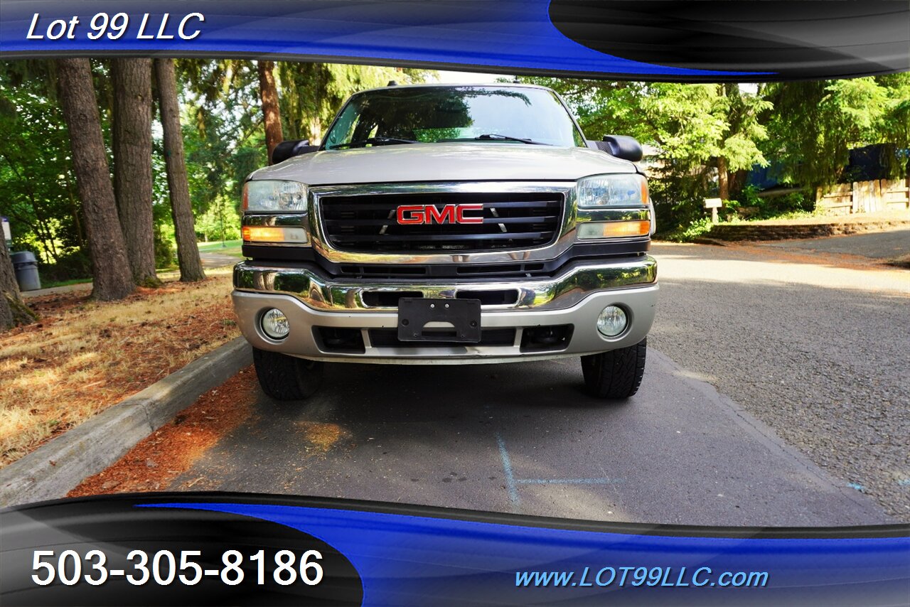 2004 GMC Sierra 2500 SLT 4dr Crew Cab 4X4 6.6L Duramax Diesel Heated Leather Seats Short Bed NO RUST - Photo 6 - Milwaukie, OR 97267