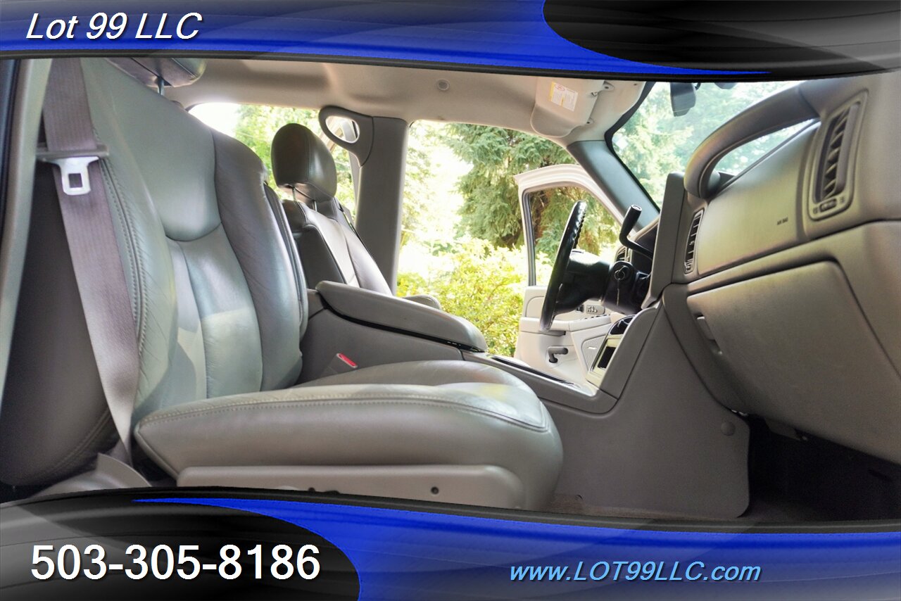 2004 GMC Sierra 2500 SLT 4dr Crew Cab 4X4 6.6L Duramax Diesel Heated Leather Seats Short Bed NO RUST - Photo 17 - Milwaukie, OR 97267