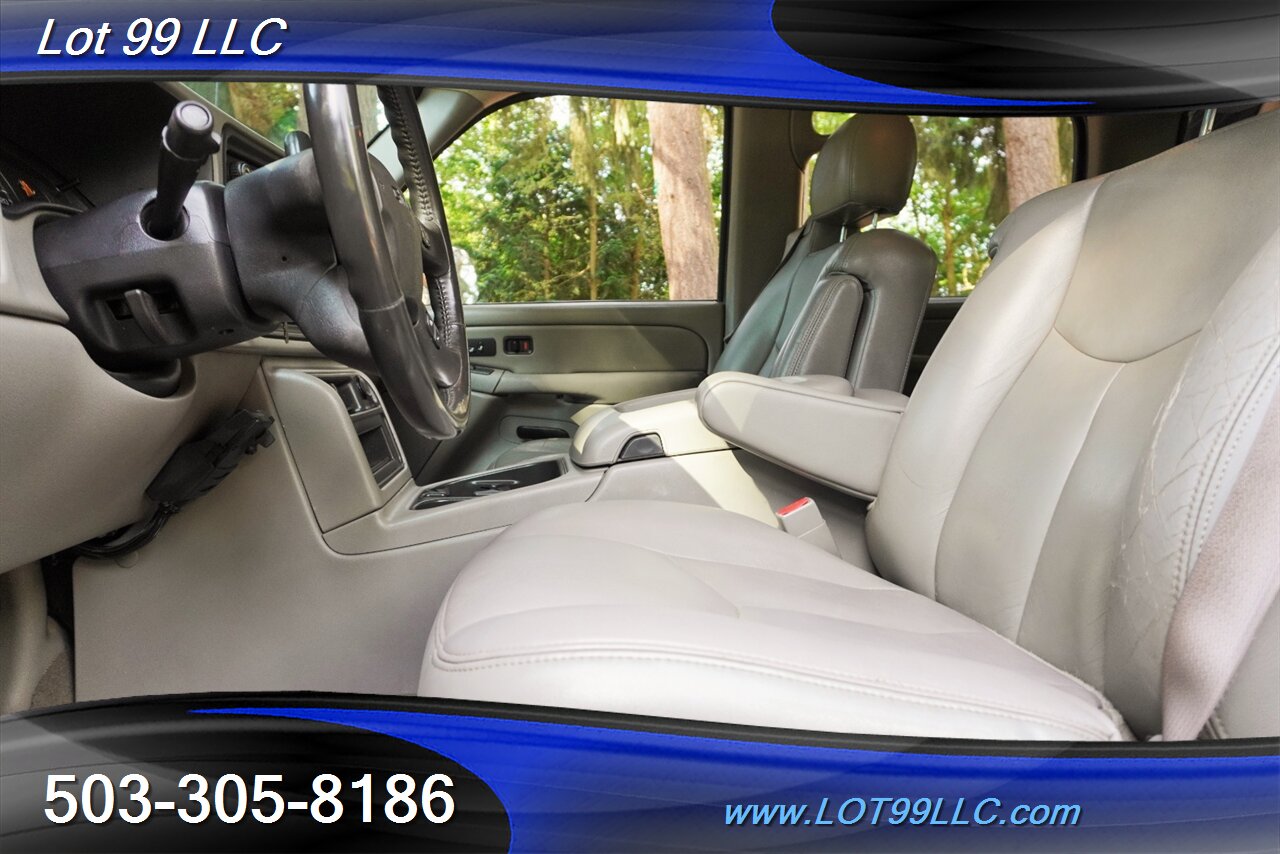 2004 GMC Sierra 2500 SLT 4dr Crew Cab 4X4 6.6L Duramax Diesel Heated Leather Seats Short Bed NO RUST - Photo 13 - Milwaukie, OR 97267