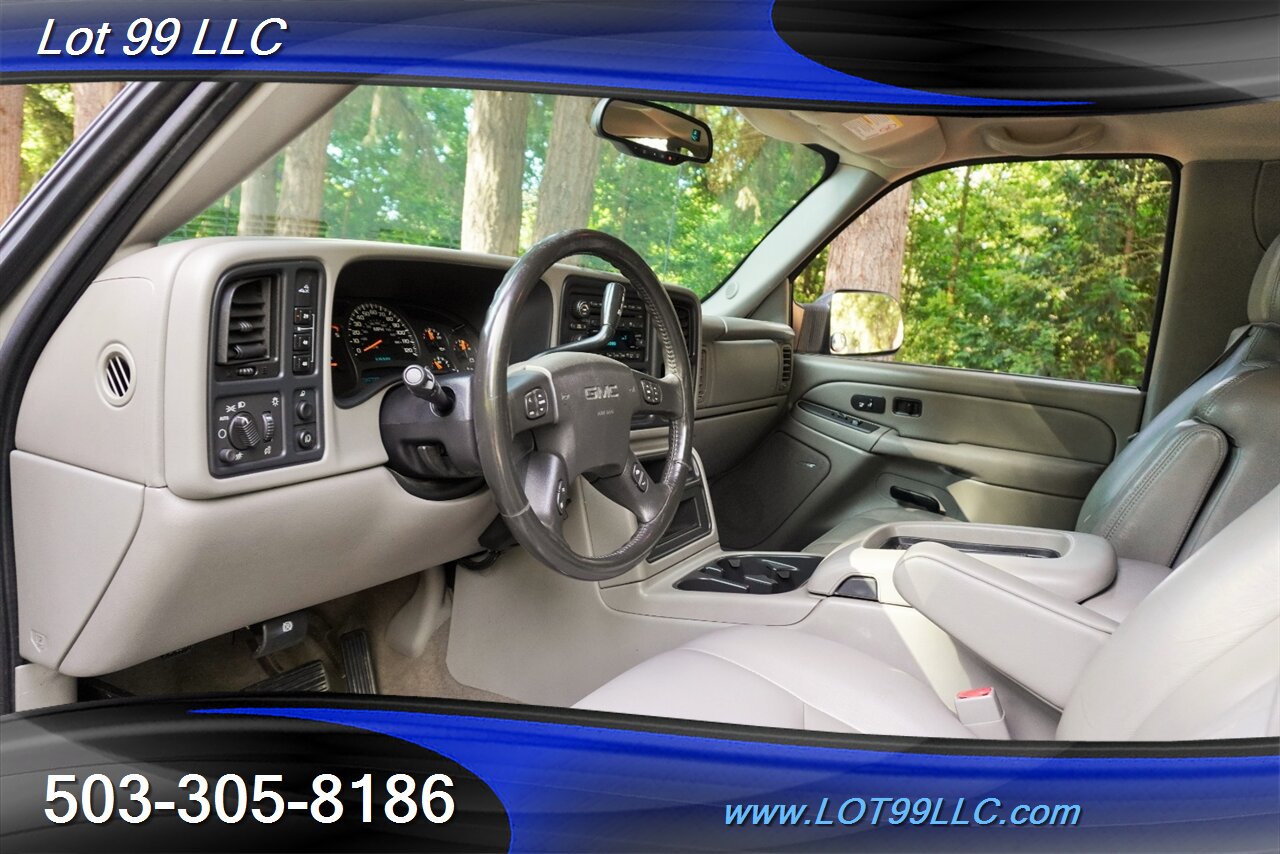 2004 GMC Sierra 2500 SLT 4dr Crew Cab 4X4 6.6L Duramax Diesel Heated Leather Seats Short Bed NO RUST - Photo 12 - Milwaukie, OR 97267